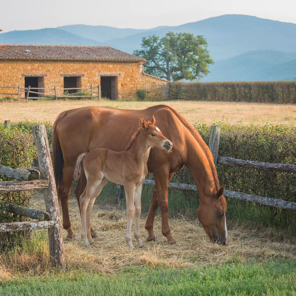 Élevage de chevaux, Martine Senet, Saint-Christophe-et-le-Laris