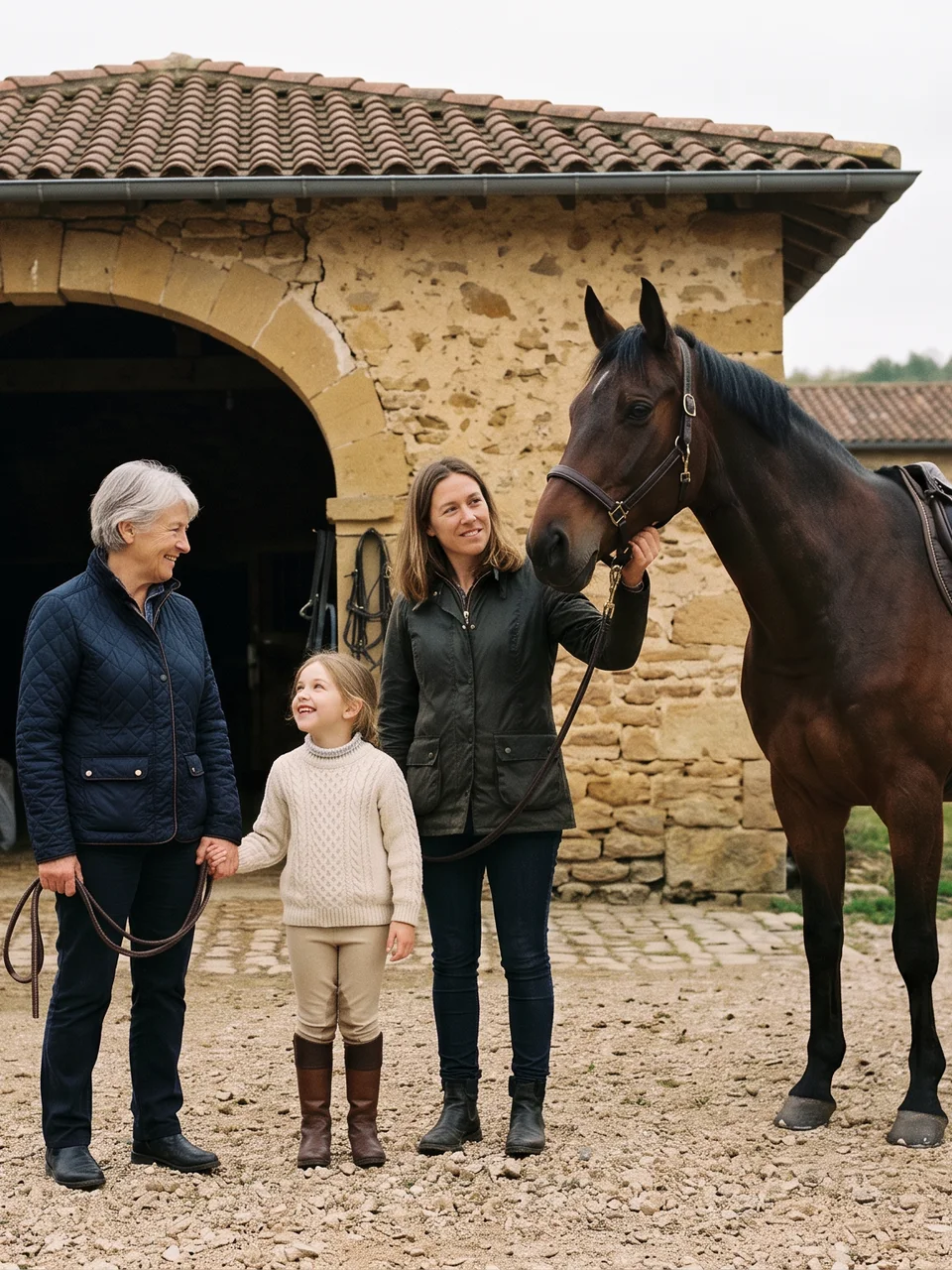 L'équipe, Martine Senet, centre équestre à Saint-Christophe-et-le-Laris
