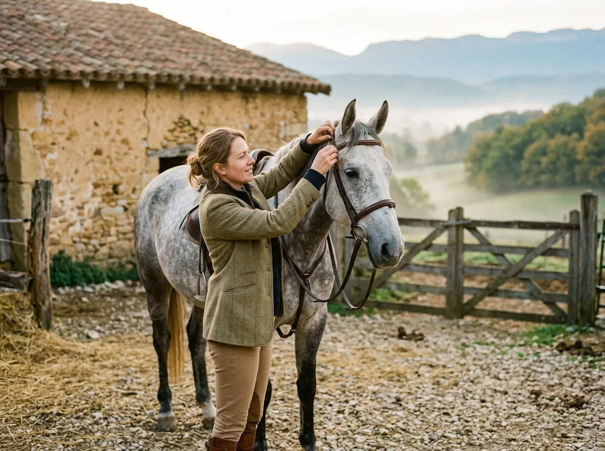 Moniteur·rice diplômé·e, Martine Senet, centre équestre à Saint-Christophe-et-le-Laris